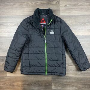 Gerry Black Puffer Full Zip Jacket Boys M 10-12